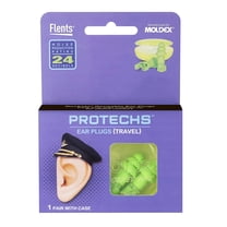 Flents Protechs Travel Ear Plugs Comfortable Fit. Noise Reduction 1 Pair