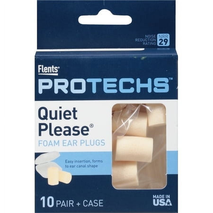 Flents Quiet Please Foam Ear Plugs - 10 Pair