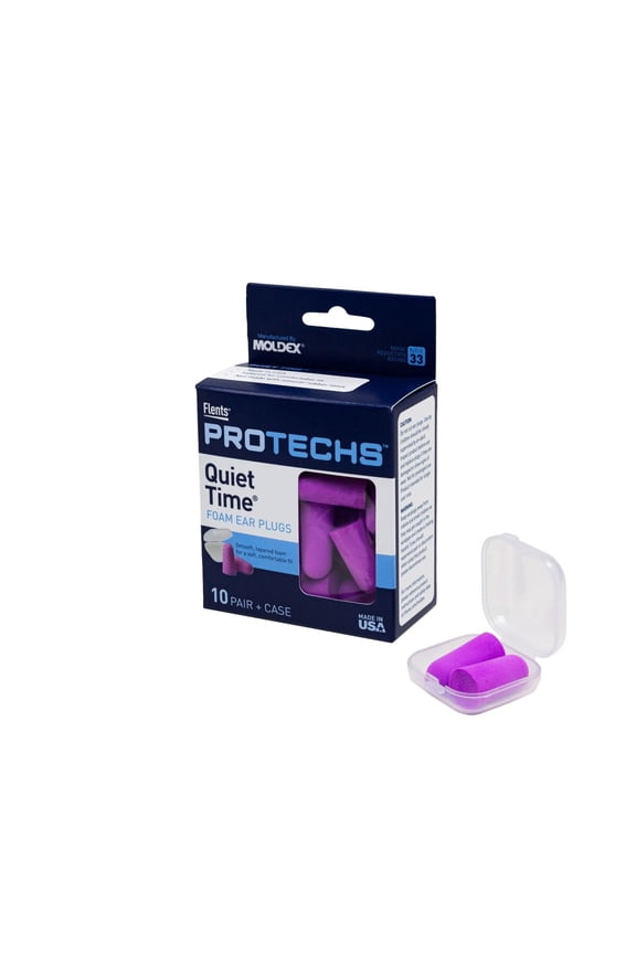 Quiet Time® Soft Comfort Ear Plugs (NRR 33) (10 Pair)