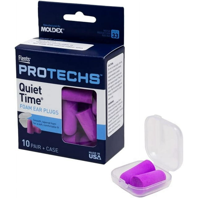 Flents Quiet Time® Soft Comfort Ear Plugs (NRR 33), (10 Pair)