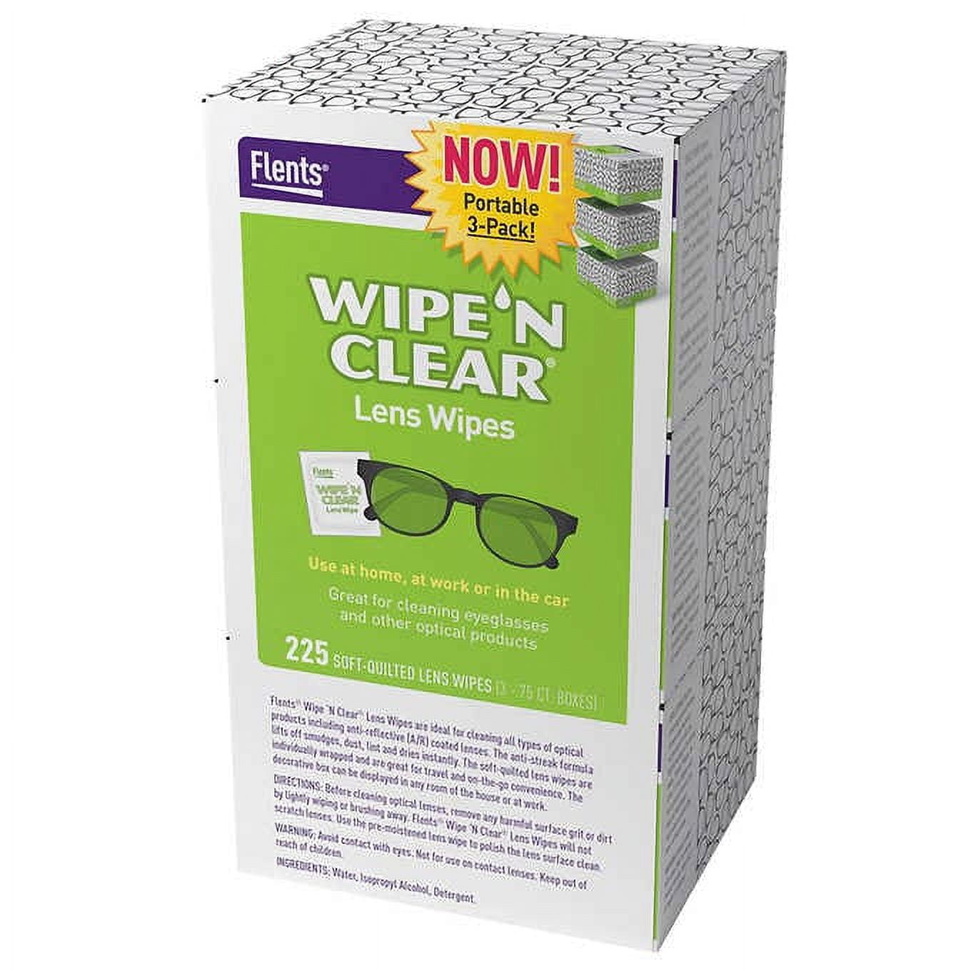 Metene Lens Wipes, Pre-Moistened Eye Glass Cleaner Wipes, 100 Count 