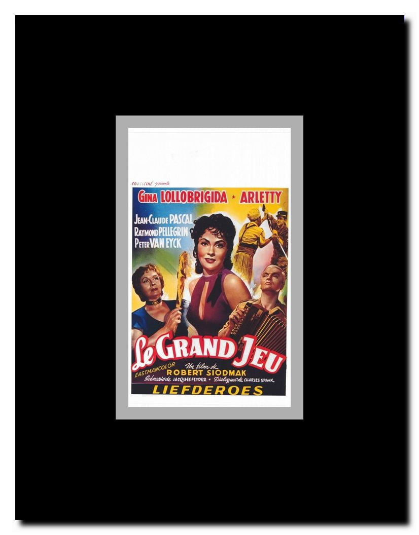 Flesh And The Woman Framed Movie Poster