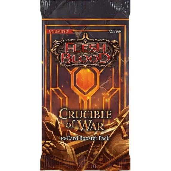 Flesh & Blood TCG: Crucible of War Unlimited Ed - Booster PacK
