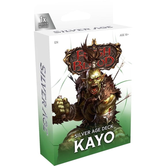 Flesh & Blood TCG Silver Age Chapter 1 Deck - Kayo (Brute) - 60 Cards