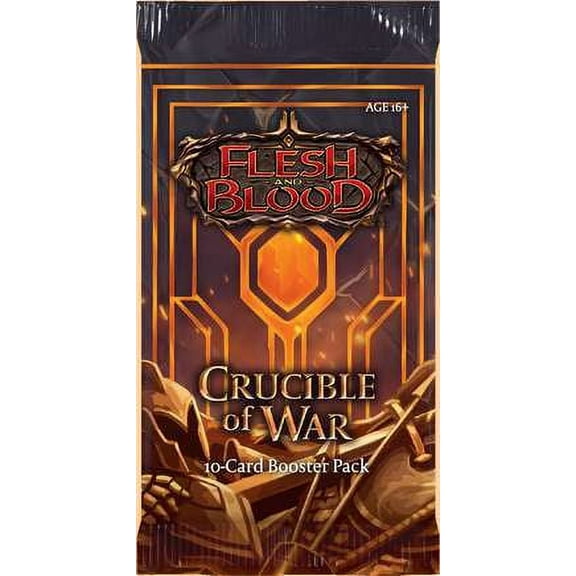 Flesh & Blood Trading Card Game Crucible of War Booster Pack (1st Edition (Alpha), 10 Cards)