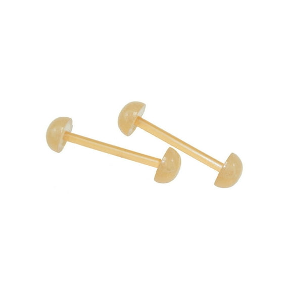 Flesh Color Retainers 14G BioFlex Material