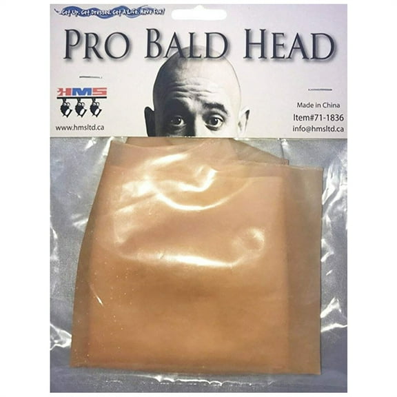 Flesh Pro Bald Head Adult Costume Accessory | One Size