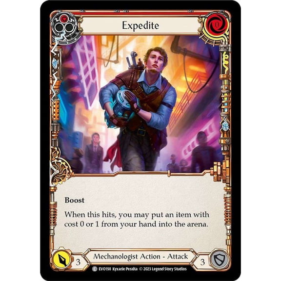 Flesh and Blood Bright Lights Common Expedite EVO198 (Red)