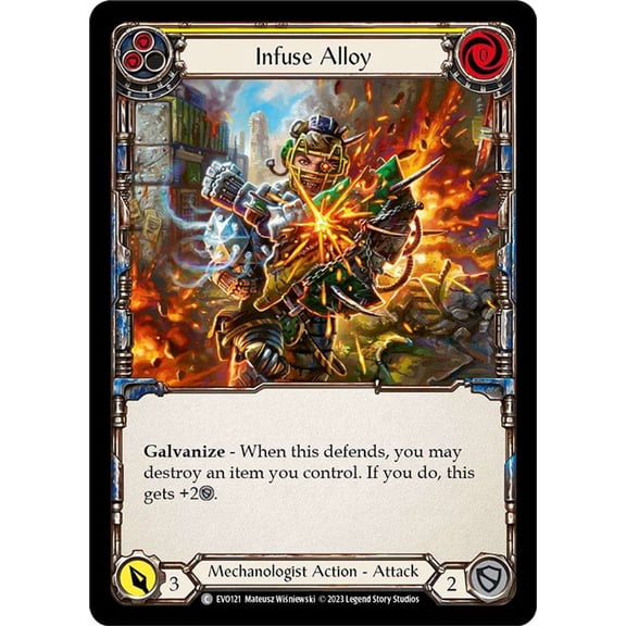 Flesh and Blood Bright Lights Common Infuse Alloy EVO121 (Yellow)