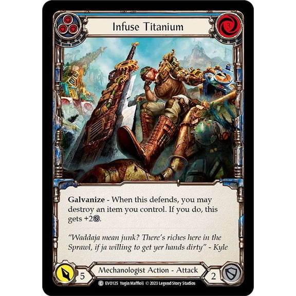 Flesh and Blood Bright Lights Common Infuse Titanium EVO125 (Blue)