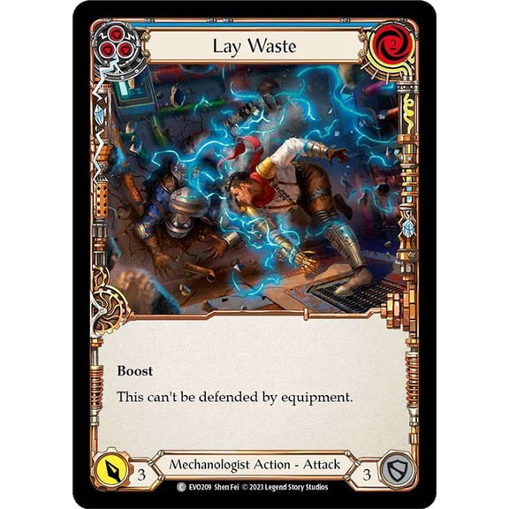 Flesh and Blood Bright Lights Common Lay Waste EVO209 (Blue)