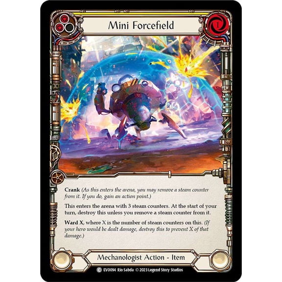 Flesh and Blood Bright Lights Common Mini Forcefield EVO094 (Yellow)