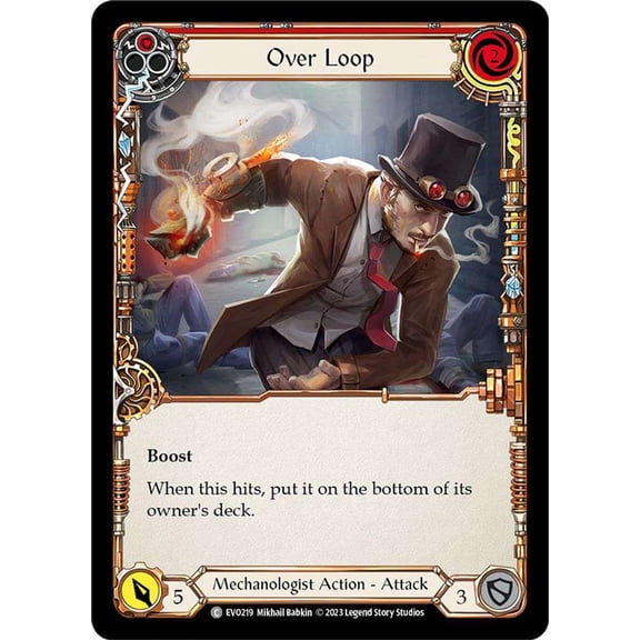 Flesh and Blood Bright Lights Common Over Loop EVO219 (Red)