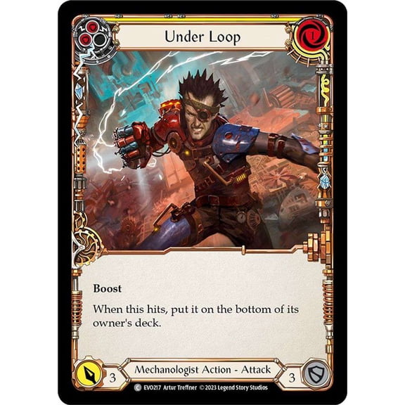 Flesh and Blood Bright Lights Common Under Loop EVO217 (Yellow)