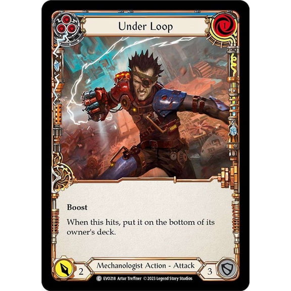 Flesh and Blood Bright Lights Common Under Loop EVO218 (Blue)