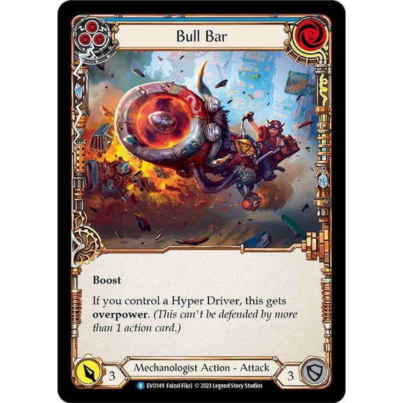 Flesh and Blood Bright Lights Rare Bull Bar EVO149 (Blue)
