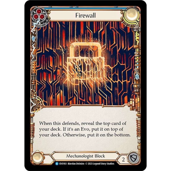 Flesh and Blood Bright Lights Rare Firewall EVO161 (Blue)