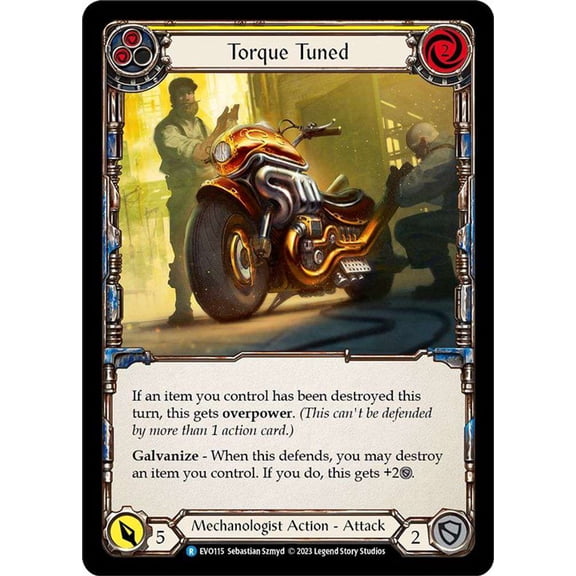 Flesh and Blood Bright Lights Rare Torque Tuned EVO115 (Yellow)
