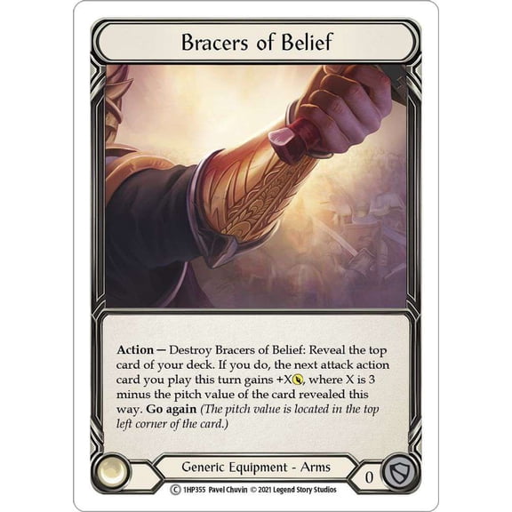 Flesh and Blood History Pack 1 Common Bracers of Belief #1HP355