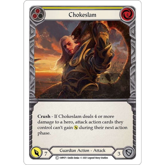 Flesh and Blood History Pack 1 Common Chokeslam #1HP071 [Yellow]
