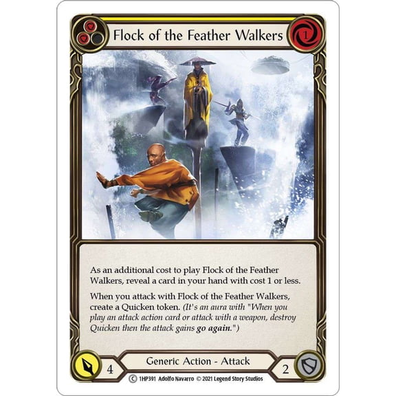 Flesh and Blood History Pack 1 Common Flock of the Feather Walkers #1HP391 [Yellow]