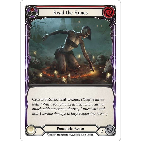 Flesh and Blood History Pack 1 Common Read the Runes #1HP294 [Red]