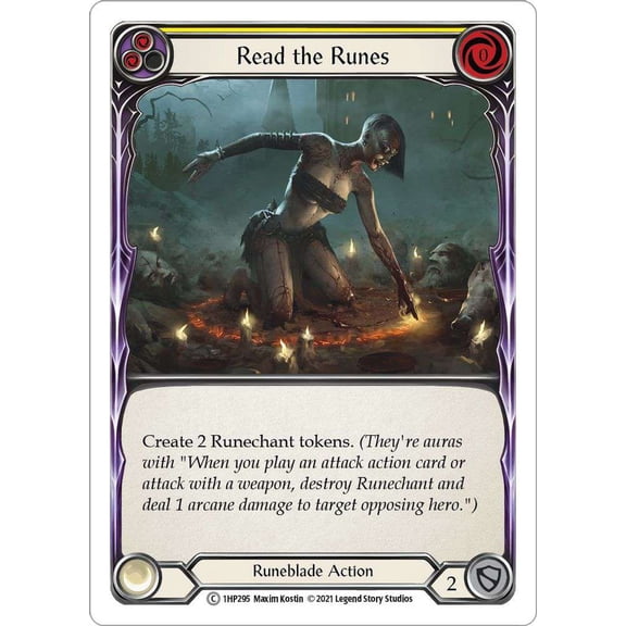 Flesh and Blood History Pack 1 Common Read the Runes #1HP295 [Yellow]