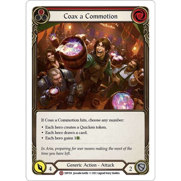 Flesh and Blood History Pack 1 Majestic Coax a Commotion #1HP359