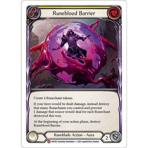 Flesh and Blood History Pack 1 Majestic Runeblood Barrier #1HP269