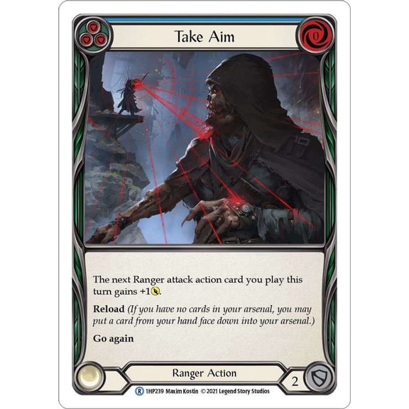 Flesh and Blood History Pack 1 Rare Take Aim #1HP239 [Blue]