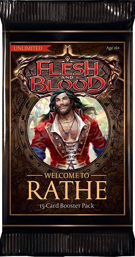 Flesh and Blood TCG: Welcome to Rathe Unlimited Edition Booster Pack -  Walmart.com