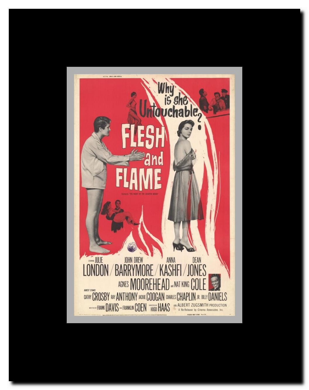 Flesh and Flame Framed Movie Poster