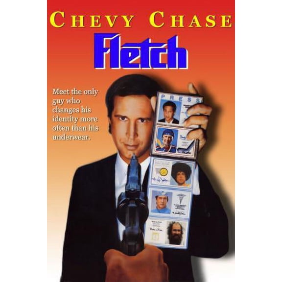 Fletch Metal Sign 8inx 12in Art Print on Metal 8x12 Multi-Color Square Adults AB Posters