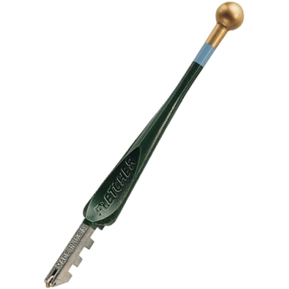 Fletcher 01-122 130 Degree Gold Tip Contour Grip Glass Cutter with Tapping Ball