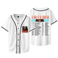 thumbnail image 1 of Fletcher In Search of the Antidote Merch Baseball Jersey Short Sleeve V-Neck Shirt Streetwear Clothes, 1 of 3