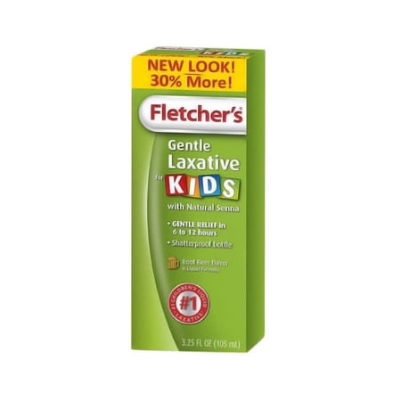 Fletchers Gentle Laxative For Kids, Root Beer - 3.25 Oz, 3 Pack