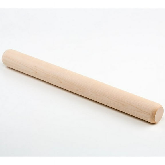 Fletchers Mill Baker's Rolling Pin Classic Dough Roller Handcrafted Hardwood 19 inch