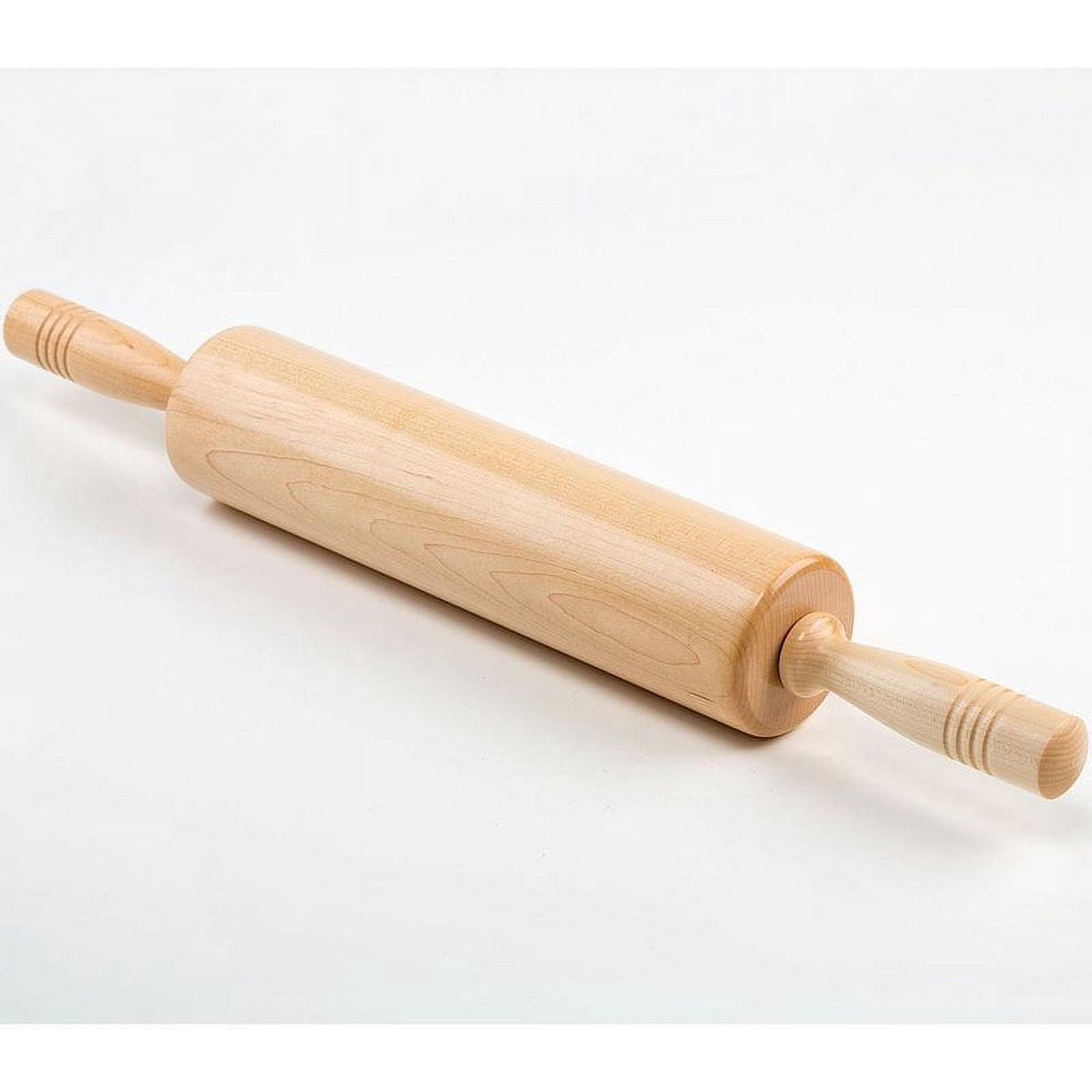 Fletchers' Mills 12" Traditional Solid Maple Wood Baking Pastry Rolling