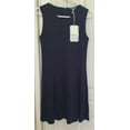 thumbnail image 1 of Fleur Bleue Antropolgie Women Navy Blue Jersey Beautiful Dress Small Sleeveless NEW with tags, 1 of 1