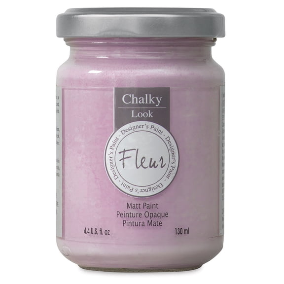 Fleur Chalky Look Paint - Babydoll Silk, 4.4 oz jar
