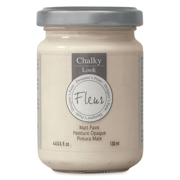 Fleur Chalky Look Paint - Cream Love, 4.4 oz jar