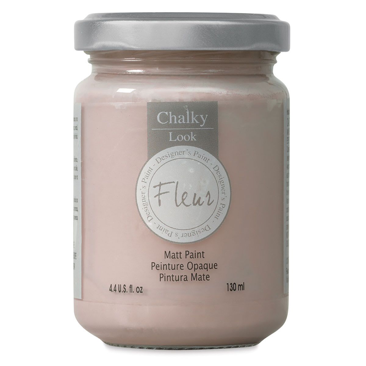 Fleur Chalky Look Paint - Powder Rose, 4.4 oz jar - Walmart.com