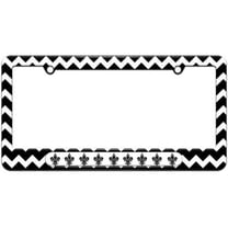 Fleur De Lis License Plate Tag Frame, Multiple Colors