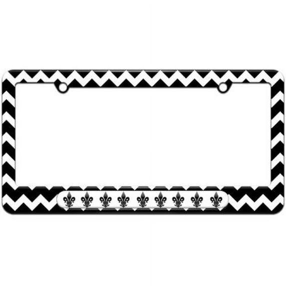 Fleur De Lis License Plate Tag Frame, Multiple Colors