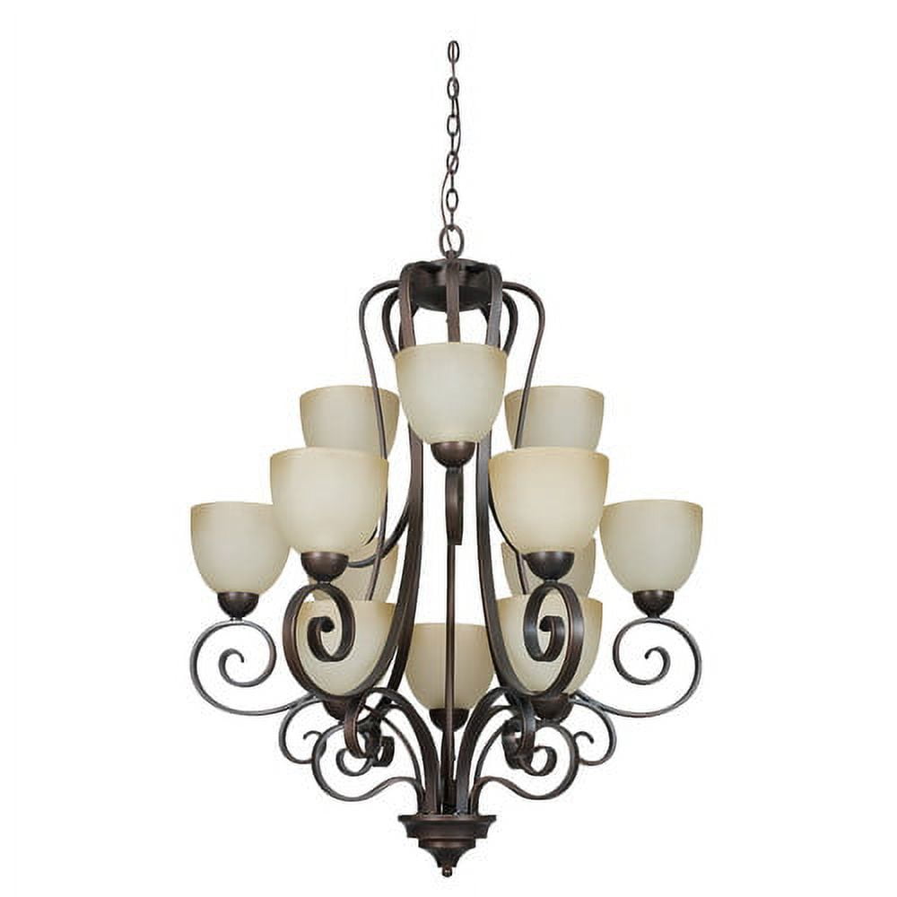 Fleur De Lis Living Beedeville 12 Light Shaded Chandelier