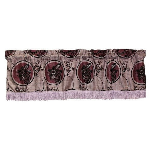 Fleur De Lis Living Woodcreek Luxurious Vintage 60'' Window Valance