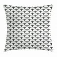 thumbnail image 1 of Fleur De Lis Throw Pillow Cushion Cover, Floral Royal Black Lily Pattern Vintage Kingdom Insignia Flourish Ornament, Decorative Square Accent Pillow Case, 20 X 20 Inches, Black White, by Ambesonne, 1 of 2