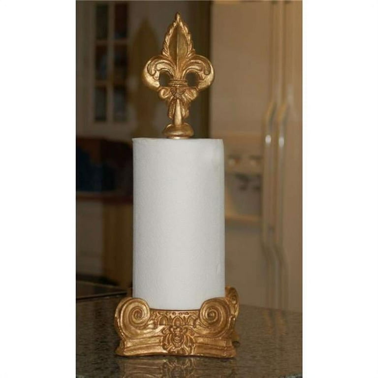 Gold leaf paper towel holder hotsell