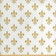 thumbnail image 1 of Ambesonne Vintage Fabric by the Yard Upholstery, European Lily Noble, 2 Yards, Yellow White, 1 of 4