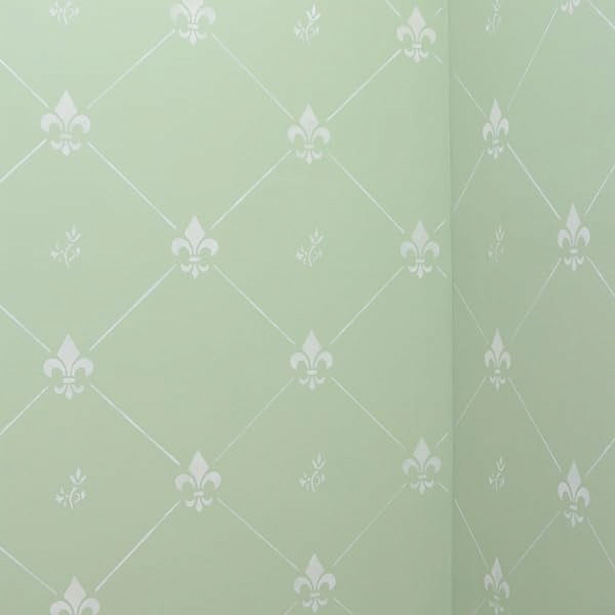 UMR-Design Royal Fleur Textile/Wall Stencil - Size A5, Transparent Plastic For Painting